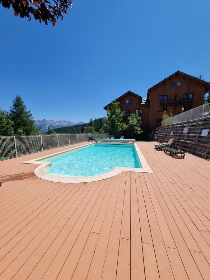 Appartement T2 Vue Exceptionnelle Glacier Et Montagnes Avec Piscine Puy Saint Vincent 1800 à Puy-Saint-Vincent Extérieur photo